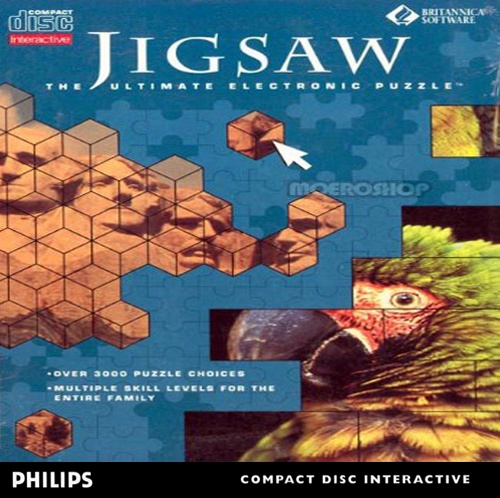 Jigsaw box art for CD-i